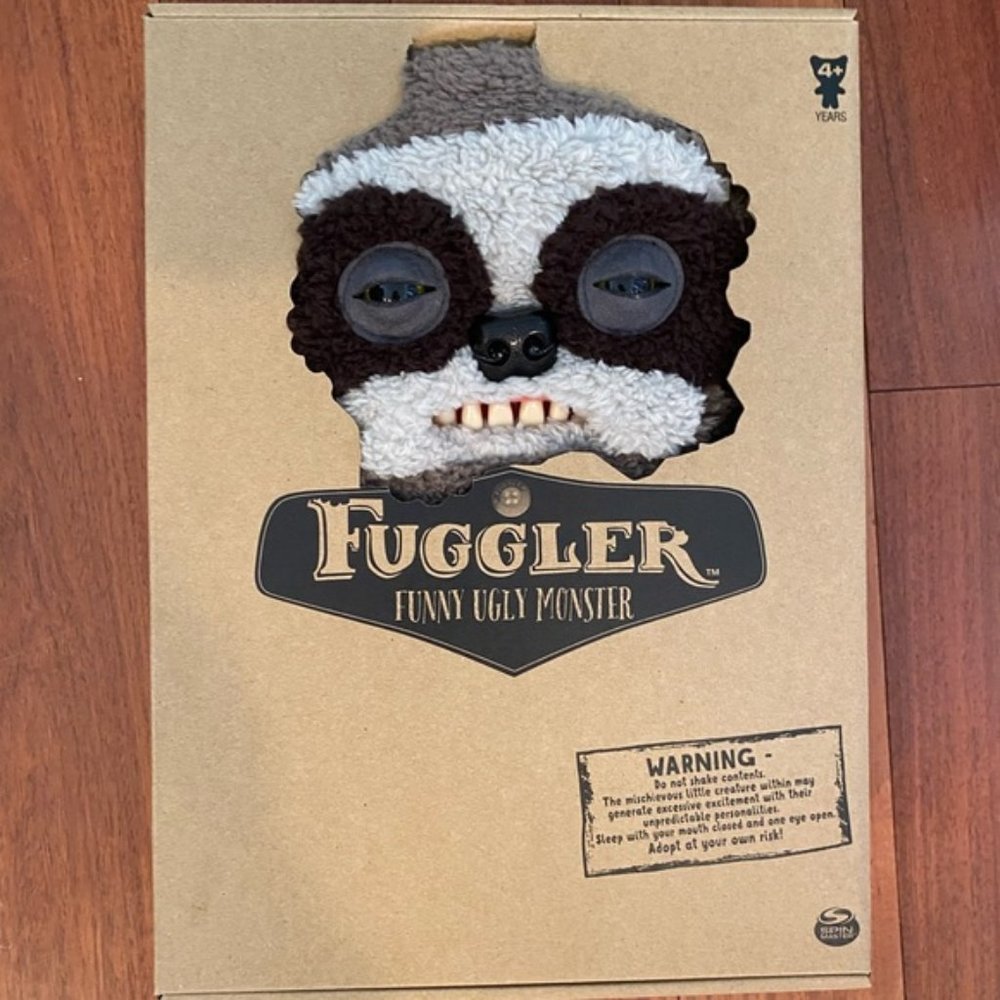 NIB Stuffed (Animal) Fuggler- Funny Ugly Monster